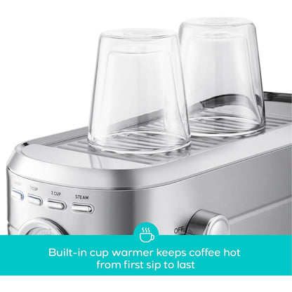 Machine à expresso CASABREWS CM5418 20 bars avec buse vapeur pour mousse de lait