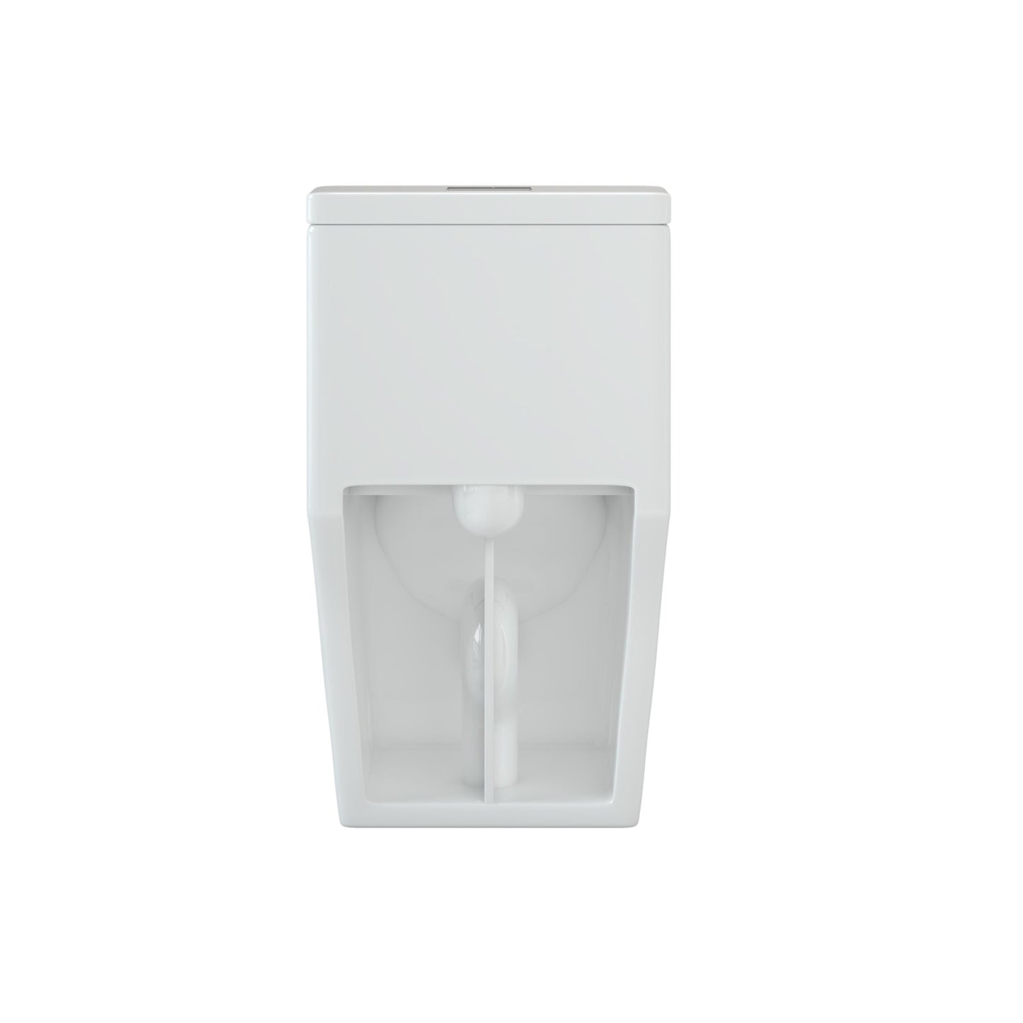 Toilette compacte monobloc CB HOME 24 po, siphon moderne à double chasse, siège à fermeture douce, hauteur confortable 16,5 po