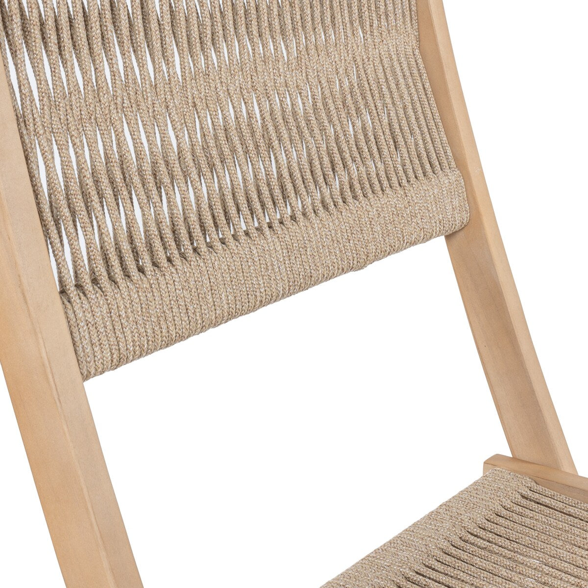 Ensemble bistrot d'extérieur pliant 3 pièces en bois d'acacia Cadiz Modern Coastal, par JONATHAN Y