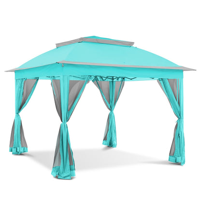 Gazebo escamotable en acier Cozywor de 11 pi x 11 pi avec moustiquaire