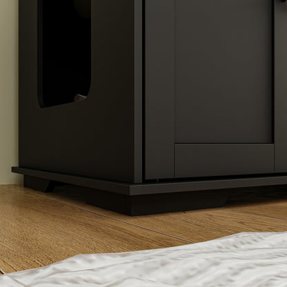 Meuble de dissimulation pour bac à litière pour chat et toilettes privées pour animaux de compagnie