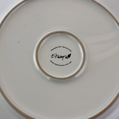 Service de table 16 pièces Elama Marketplace Favorites, blanc gaufré