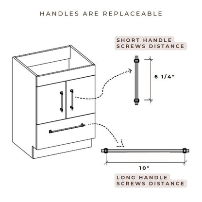 Meuble-lavabo autoportant Eliza de 72 po avec double vasque