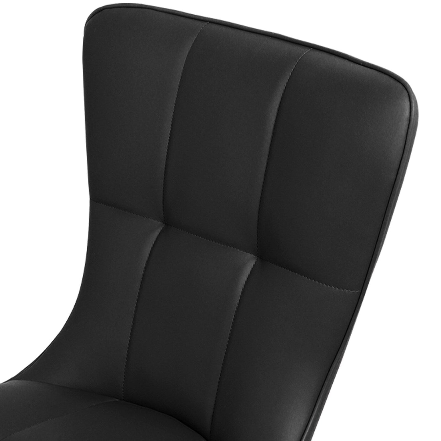 Lot de 2/4 chaises de salle à manger rembourrées en similicuir