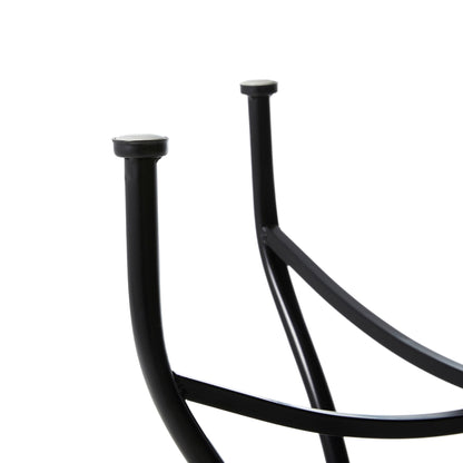 Ensemble de bistrot pliant d'extérieur en métal Glitzhome 3 pièces avec table et chaises