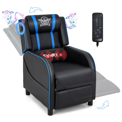 Fauteuil de massage inclinable Gymax en cuir synthétique