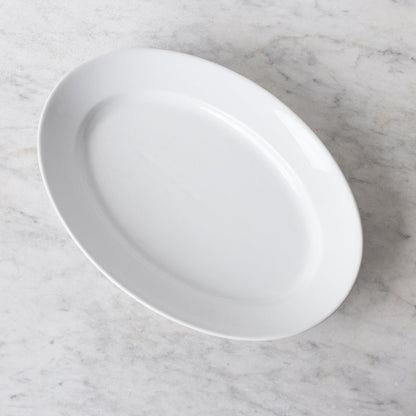 Plat ovale Pillyvuyt avec cuillère en argent