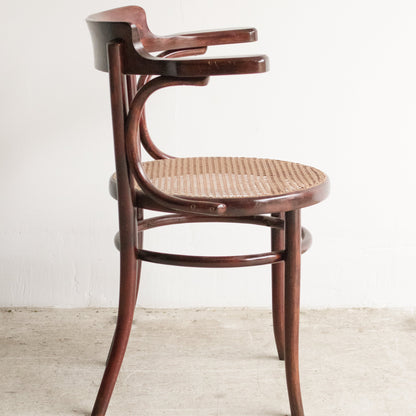 Fauteuil Fischel avec cannage œil-de-perdrix