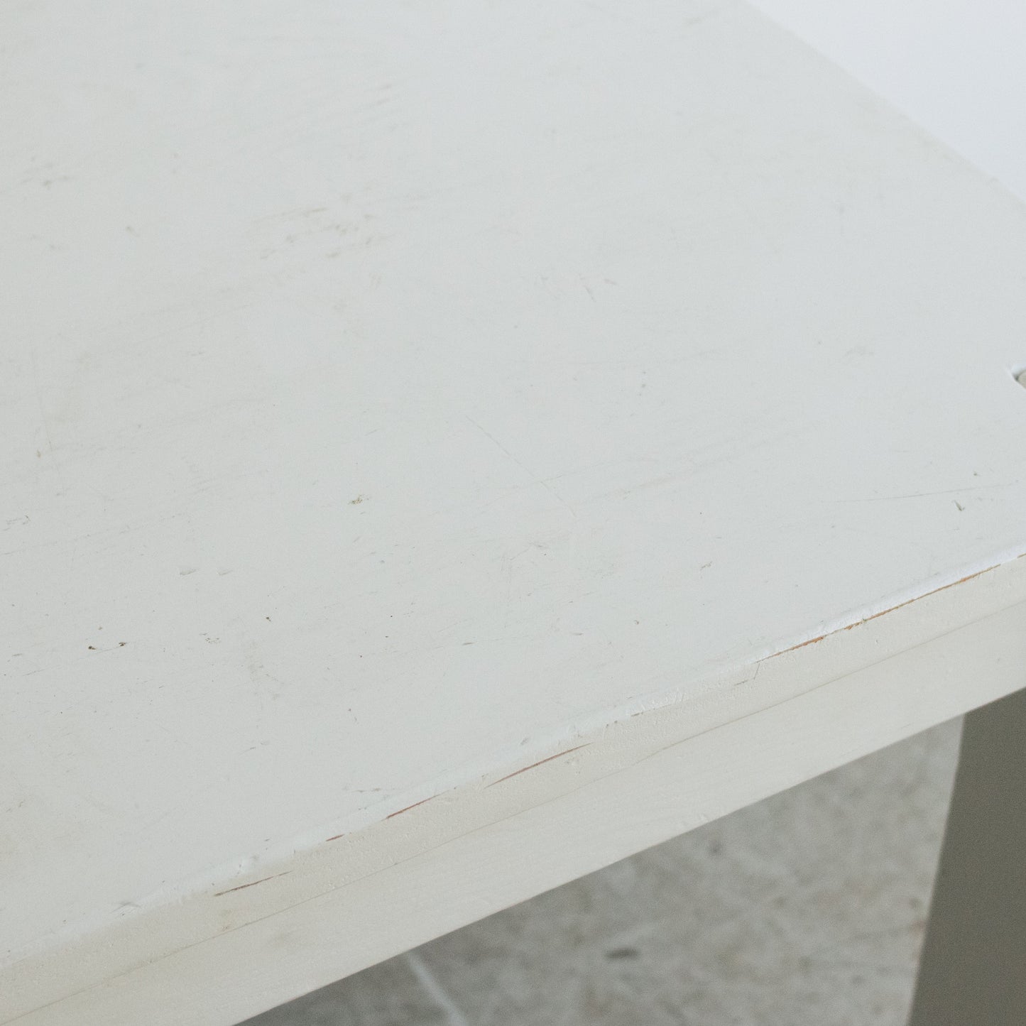 Table de travail en bois récupéré | Échantillon de sol