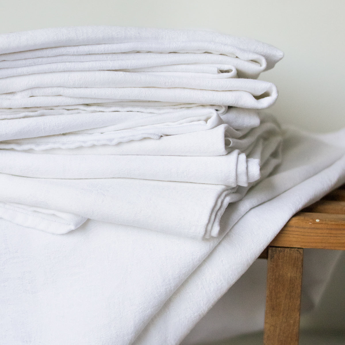 Lot de 4 serviettes vintage