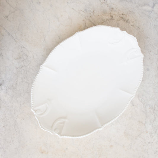 Plat en porcelaine vintage