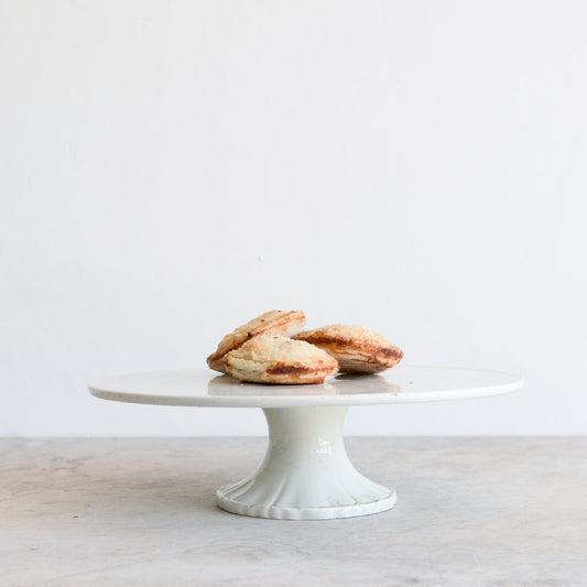 Assiette à gâteau en pierre de fer