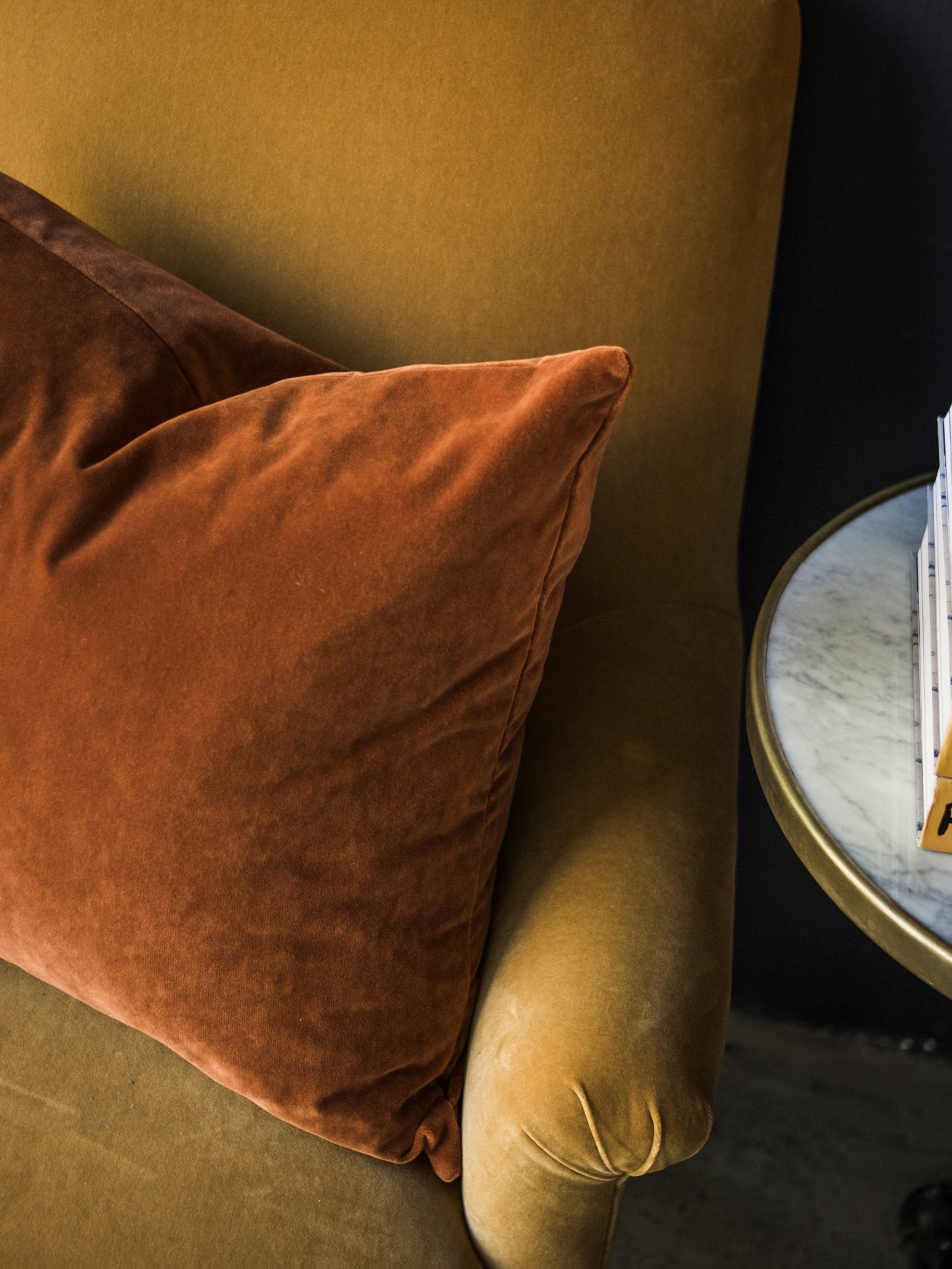 Fauteuil Bellecour | Emile Velours Caramel