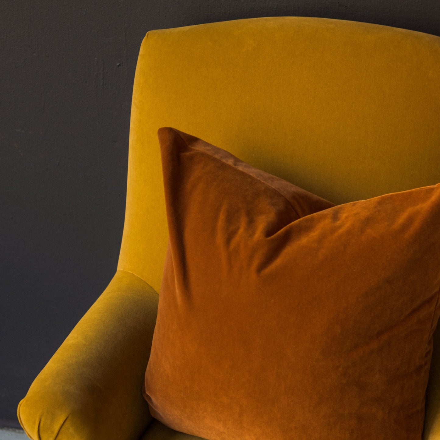 Fauteuil Bellecour | Emile Velours Caramel
