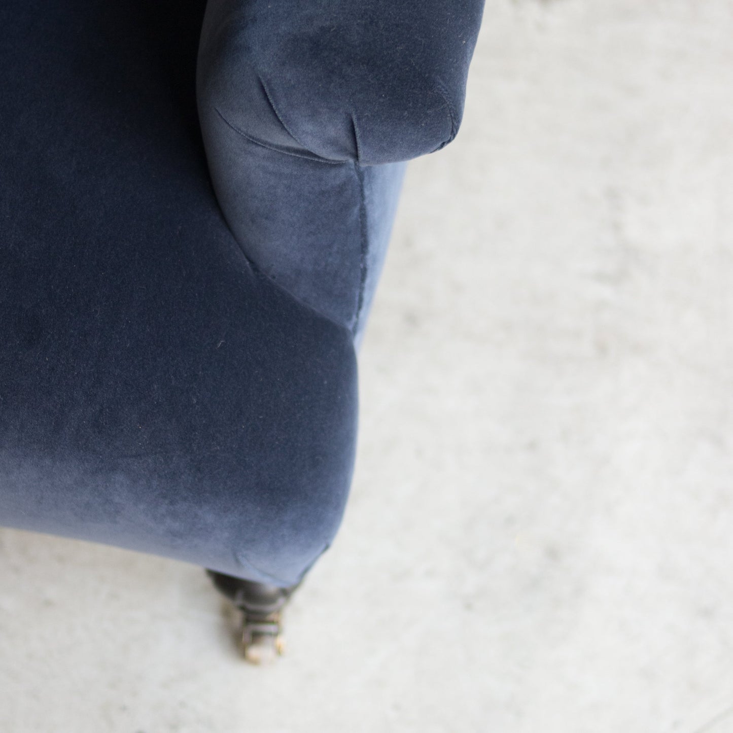Fauteuil Bellecour | Emile Velours Marine