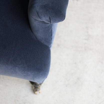 Fauteuil Bellecour | Emile Velours Marine