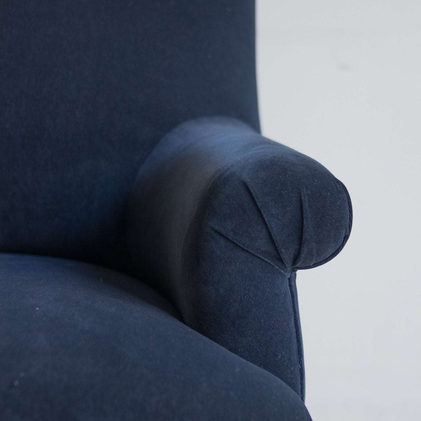 Fauteuil Bellecour | Emile Velours Marine