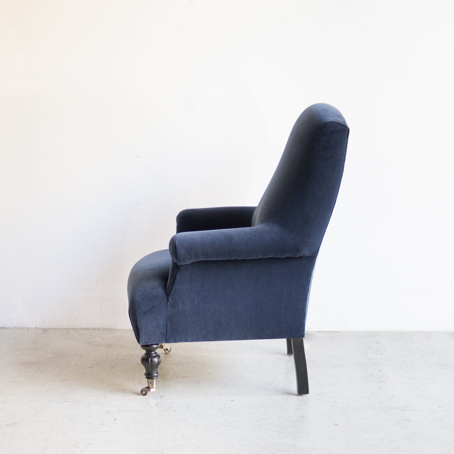 Fauteuil Bellecour | Emile Velours Marine