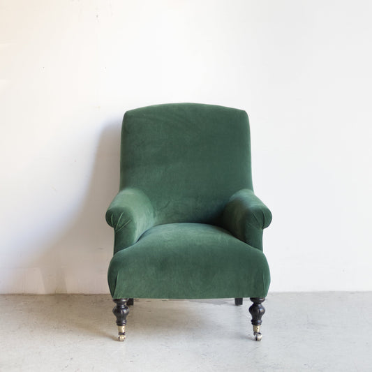 Fauteuil Bellecour | Emile Velours Epicéa