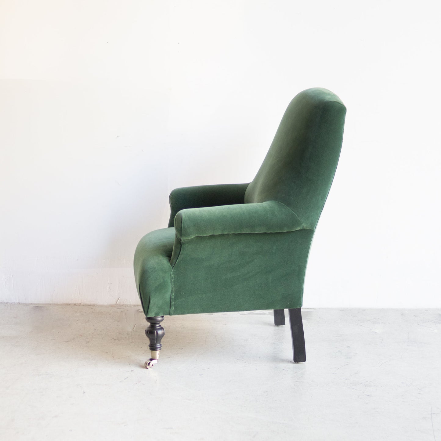 Fauteuil Bellecour | Emile Velours Epicéa