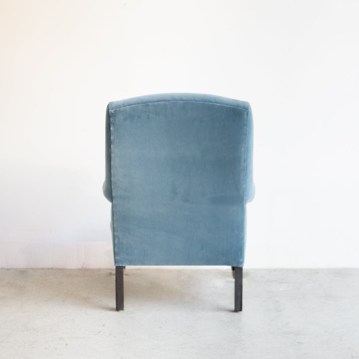 Fauteuil Bellecour | Velours Émile Bleu Mer