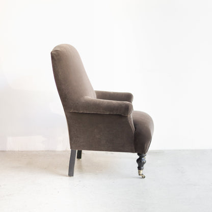 Fauteuil Bellecour | Chocolat Velours Emile