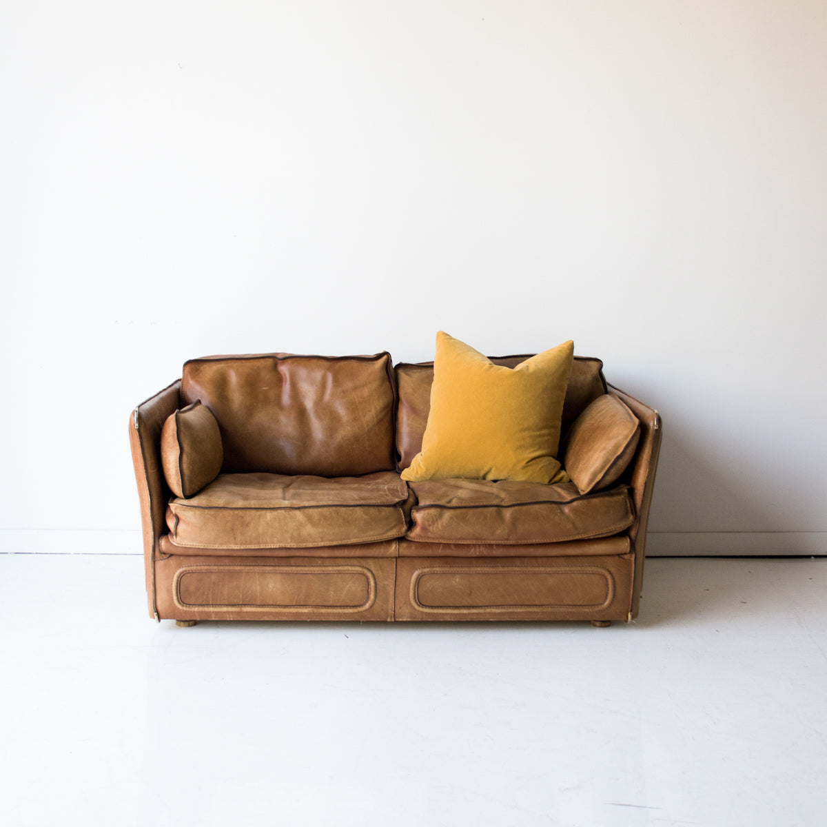 Causeuse Vintage en Cuir Roche Bobois