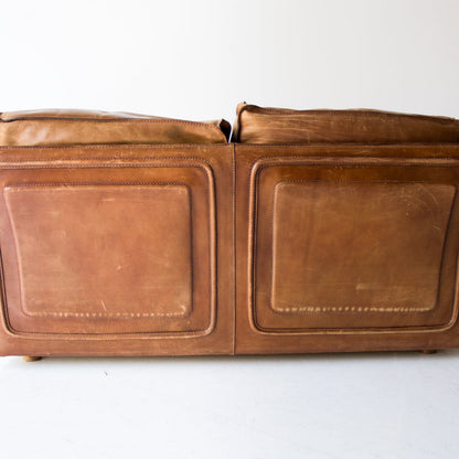 Causeuse Vintage en Cuir Roche Bobois