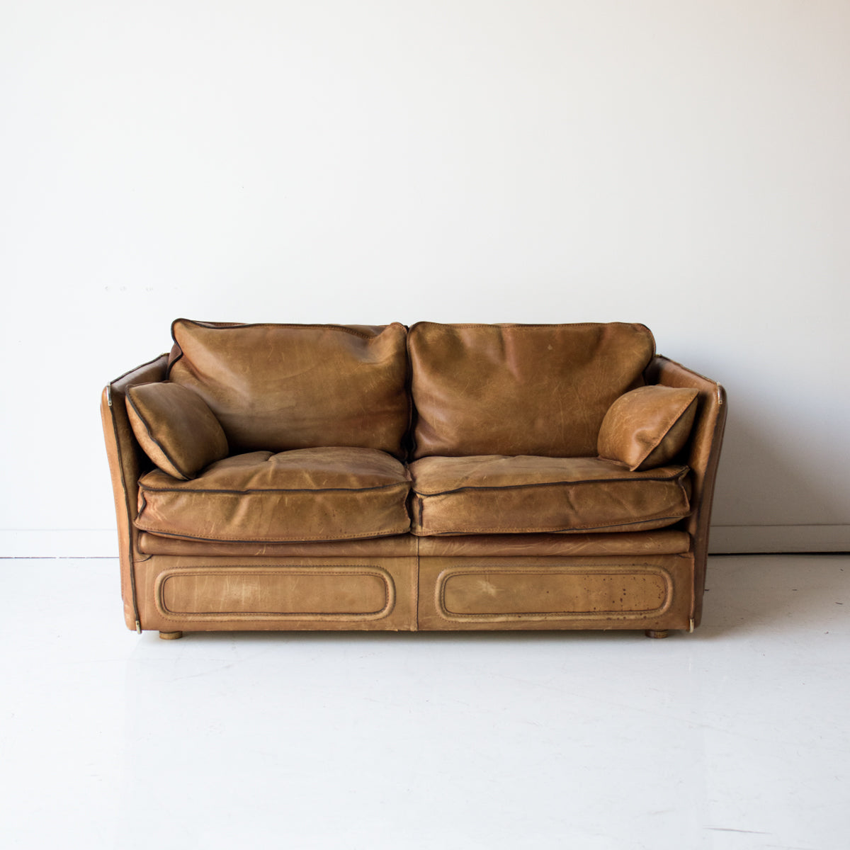 Causeuse Vintage en Cuir Roche Bobois