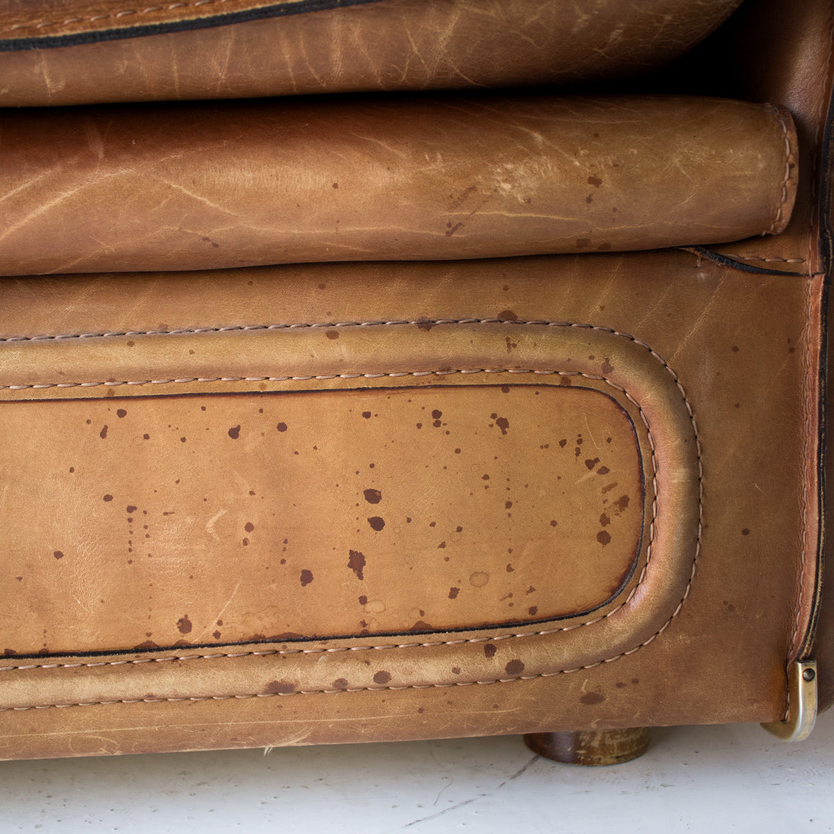 Causeuse Vintage en Cuir Roche Bobois