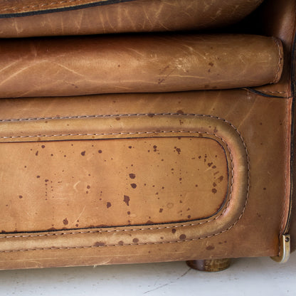 Causeuse Vintage en Cuir Roche Bobois