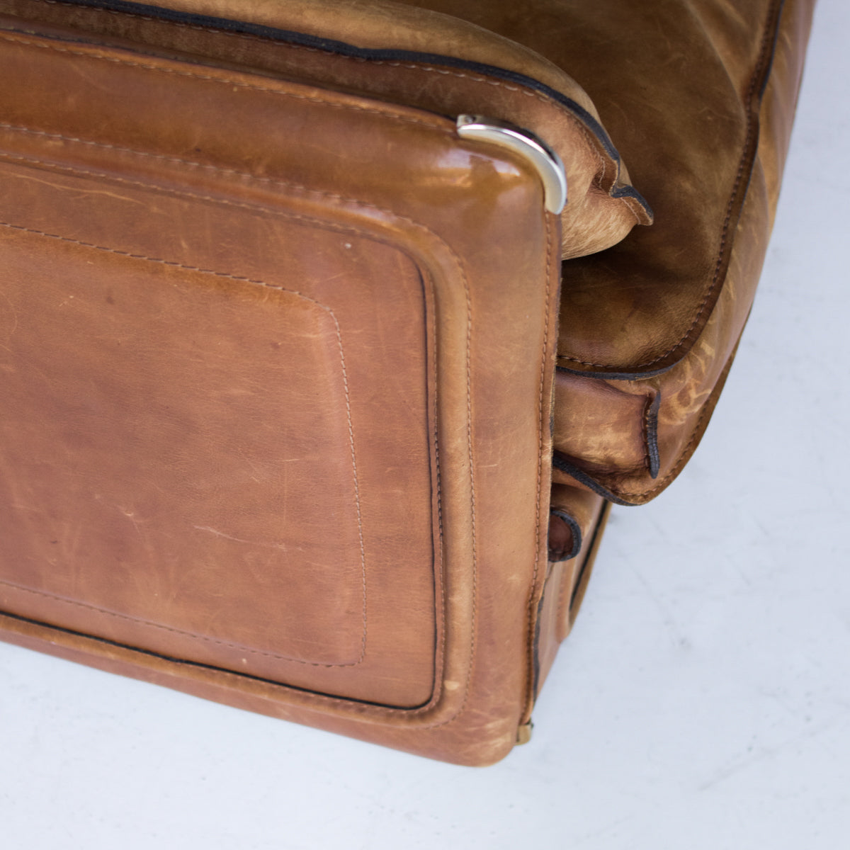 Causeuse Vintage en Cuir Roche Bobois