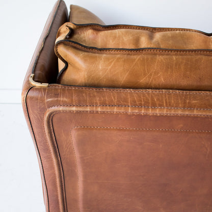 Causeuse Vintage en Cuir Roche Bobois