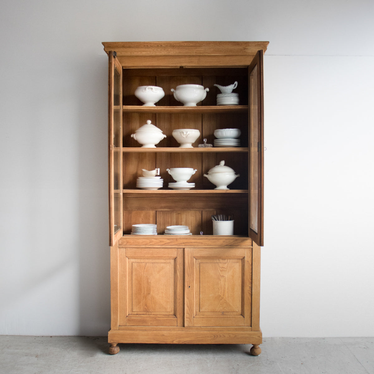 Vitrine Vintage en Chêne