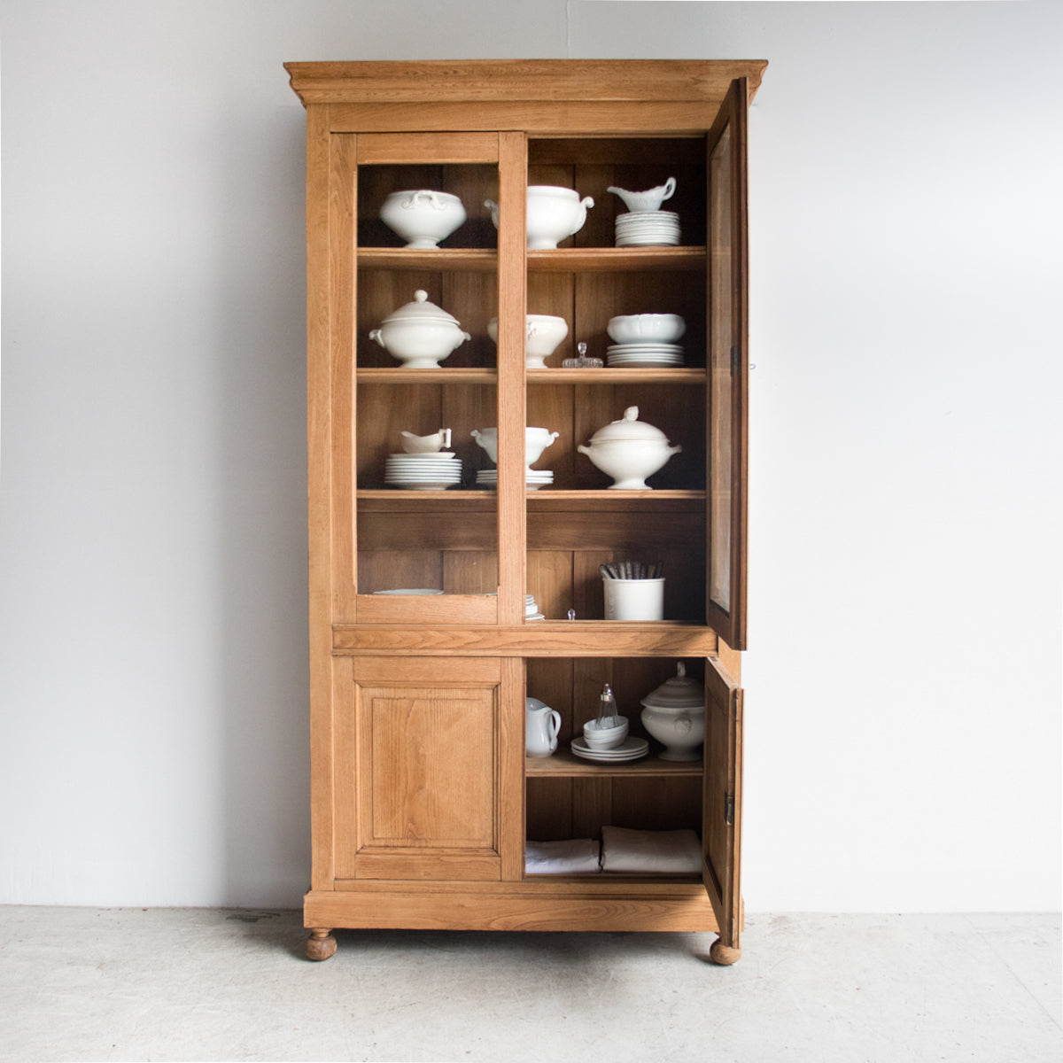 Vitrine Vintage en Chêne