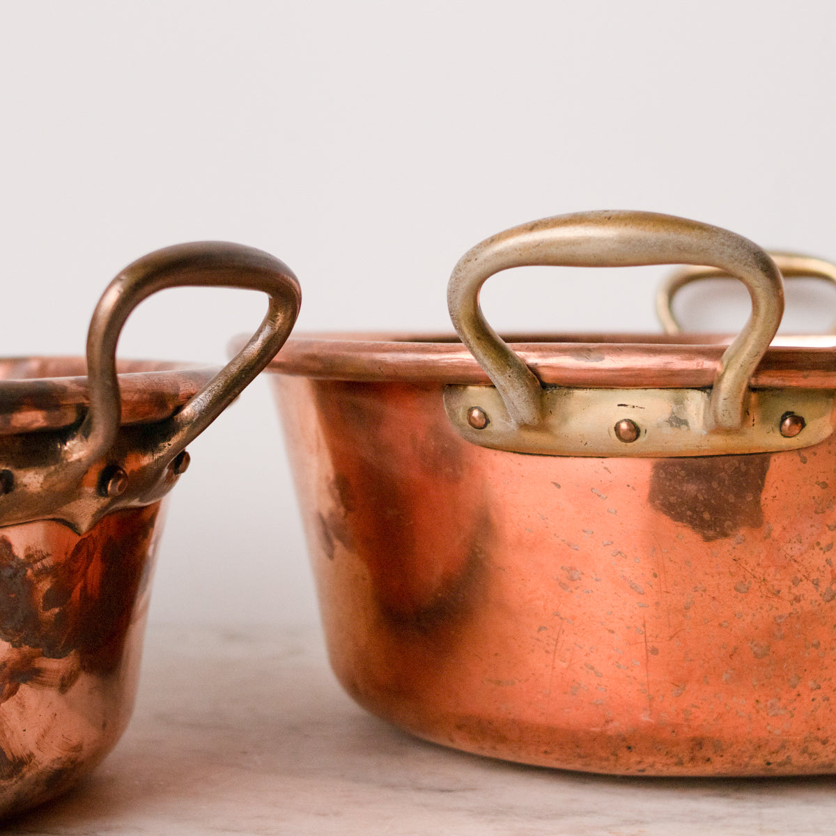 Confiturier vintage en cuivre