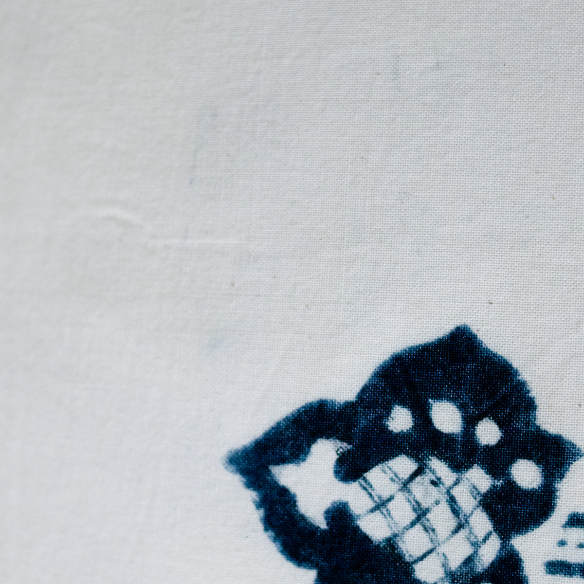 Housse de coussin à imprimé bloc | Sophie Indigo 
