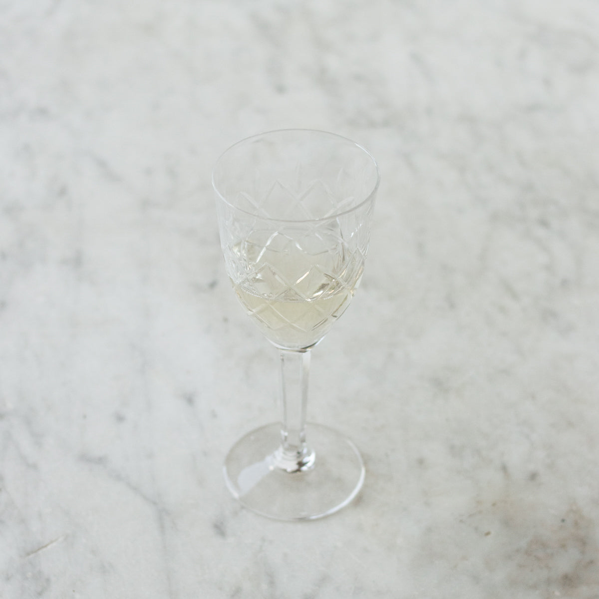 Ensemble de 6 verres à vin en cristal de la Cristallerie Lorraine