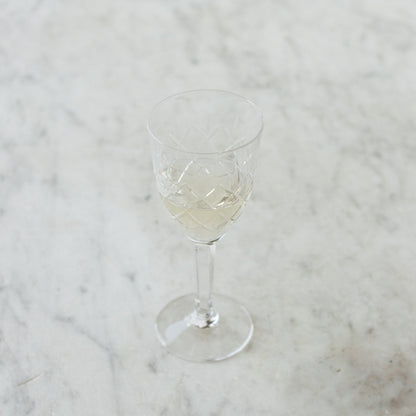 Ensemble de 6 verres à vin en cristal de la Cristallerie Lorraine