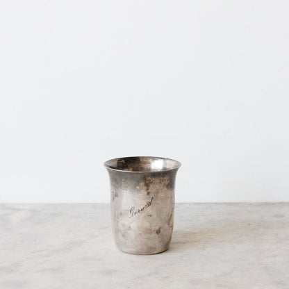 Lot de 5 tasses de baptême gravées