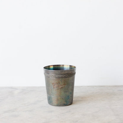 Lot de 5 tasses de baptême gravées