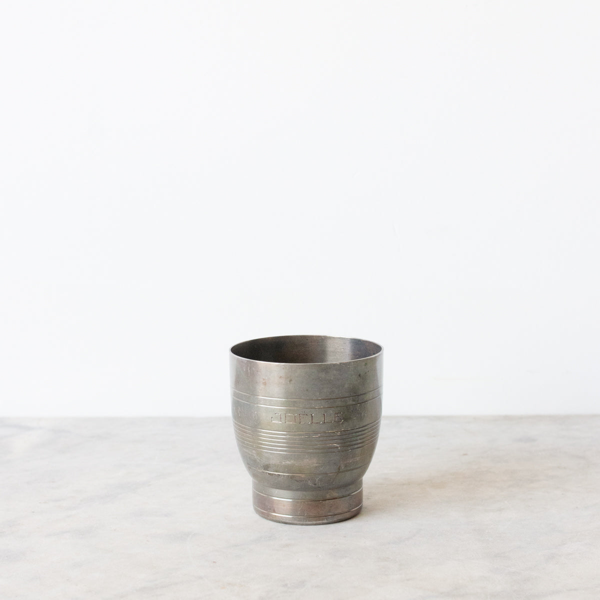 Lot de 5 tasses de baptême gravées