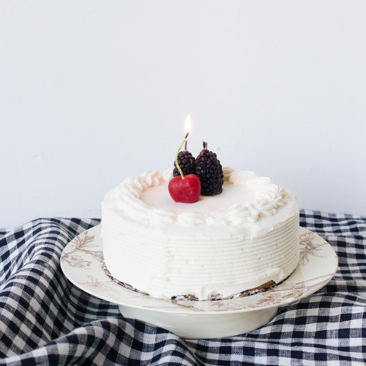 Lot de 10 bougies d'anniversaire Berry