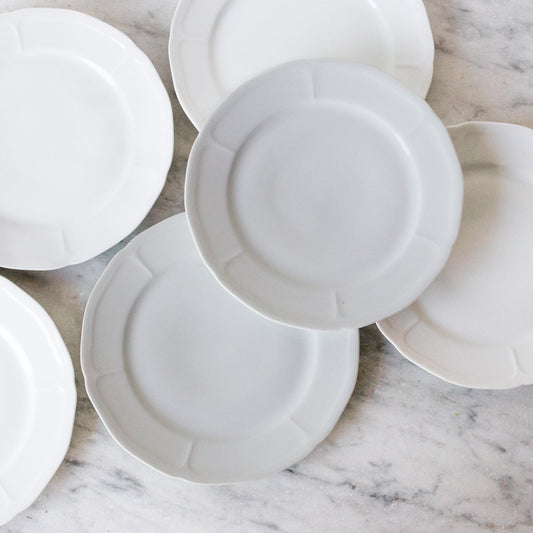 Ensemble de 6 assiettes à salade en porcelaine