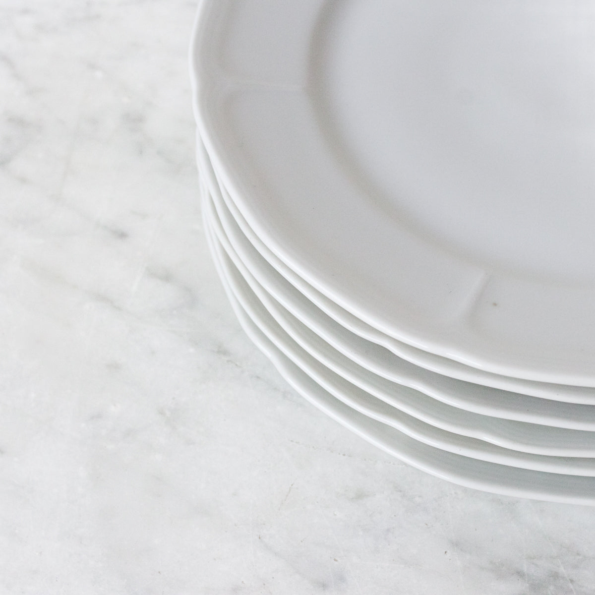 Ensemble de 6 assiettes à salade en porcelaine