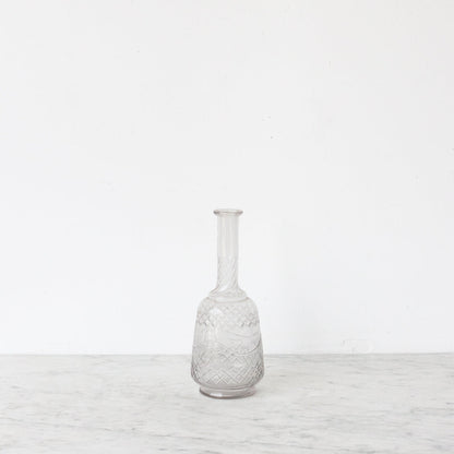 Carafe en verre soufflé vintage