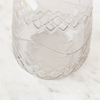 Carafe en verre soufflé vintage