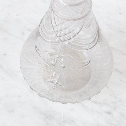 Carafe en verre soufflé vintage