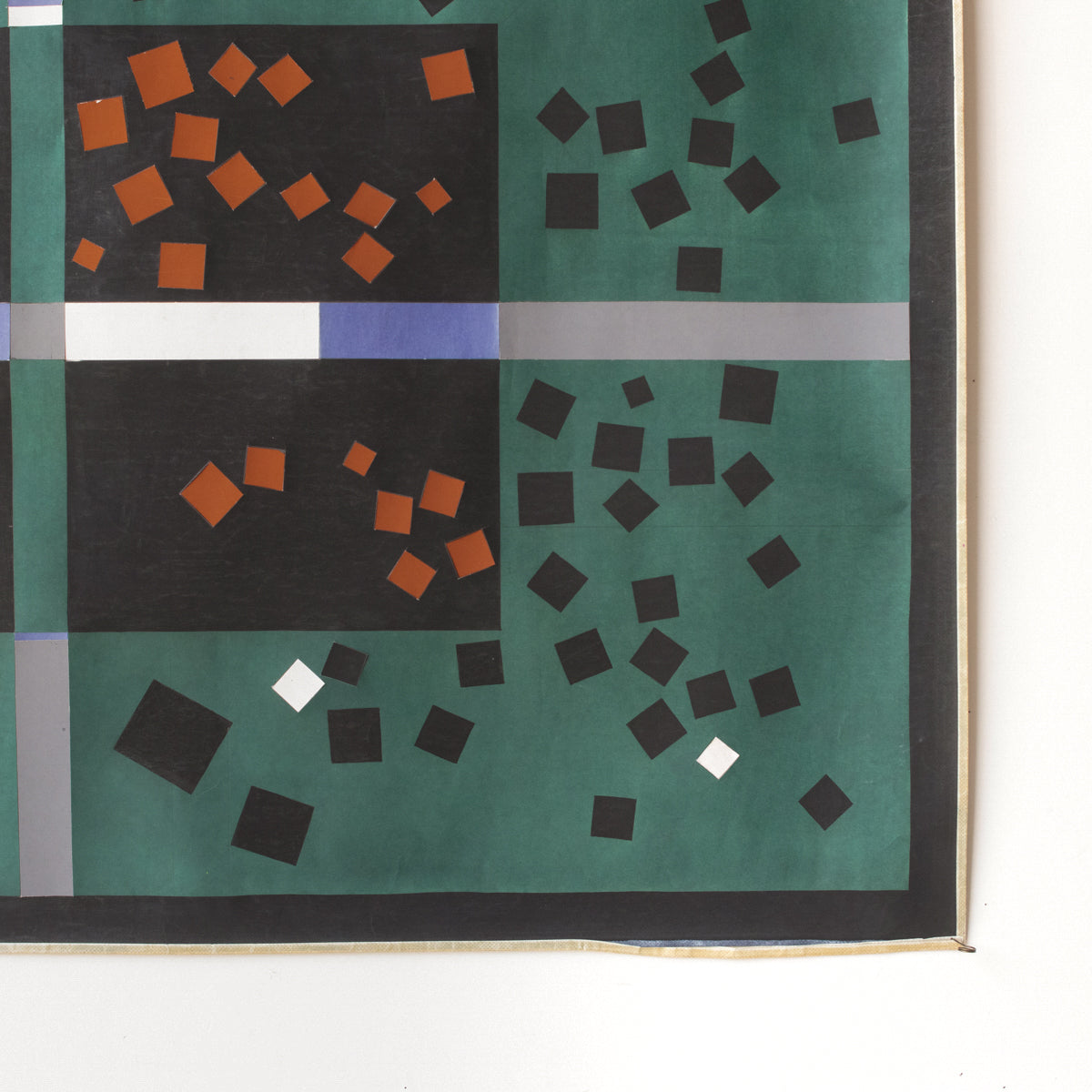 Foulard en soie Atelier Marc Terrier, modèle n° 201