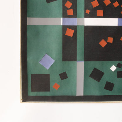 Foulard en soie Atelier Marc Terrier, modèle n° 201